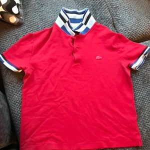 Red Lacoste Polo Shirt